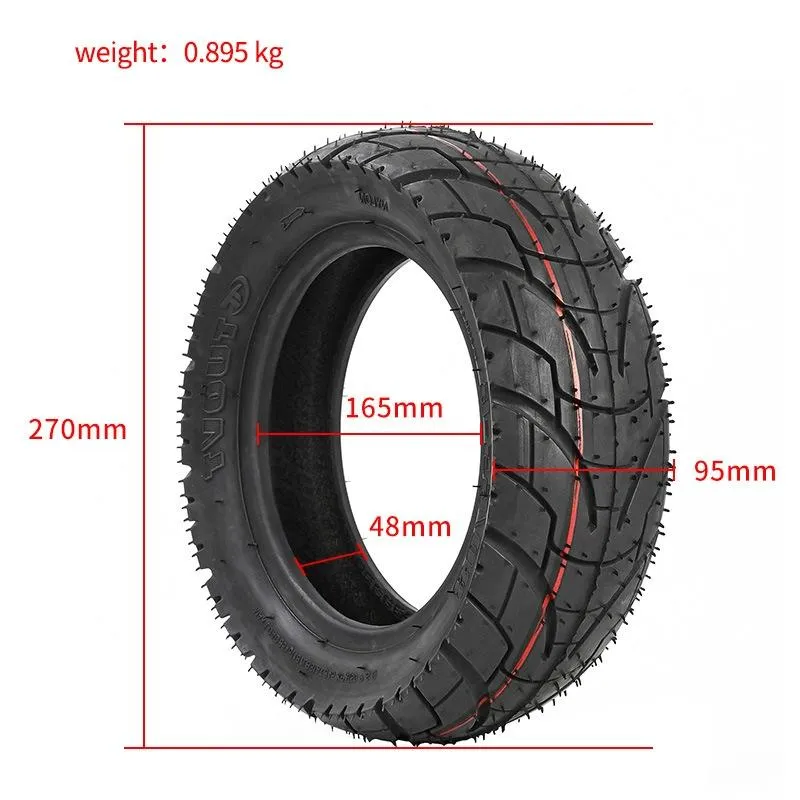 10 Inch Electric Skateboard with Vacuum Explosion-Proof Outer Tire | Kugoo M4 Tuovt 80 / 65-6.5 | Highway Tire