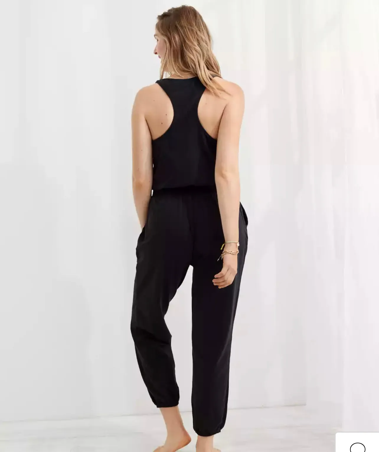 Aerie Cotton Track Jumpsuit - S