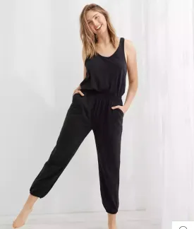 Aerie Cotton Track Jumpsuit - S
