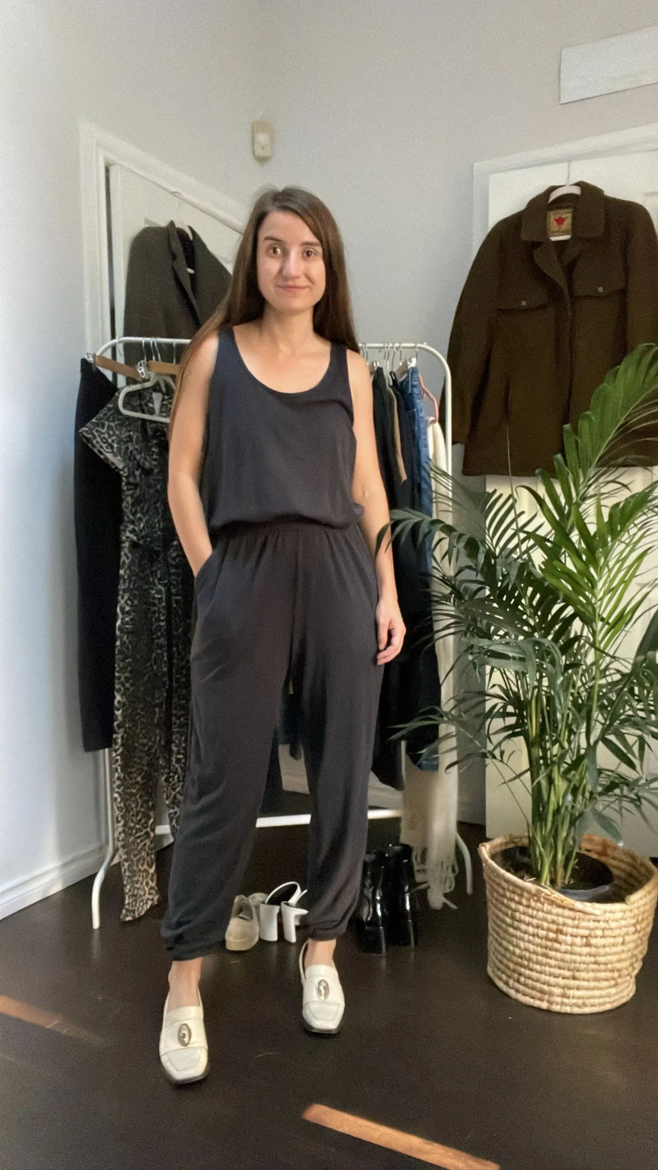 Aerie Cotton Track Jumpsuit - S