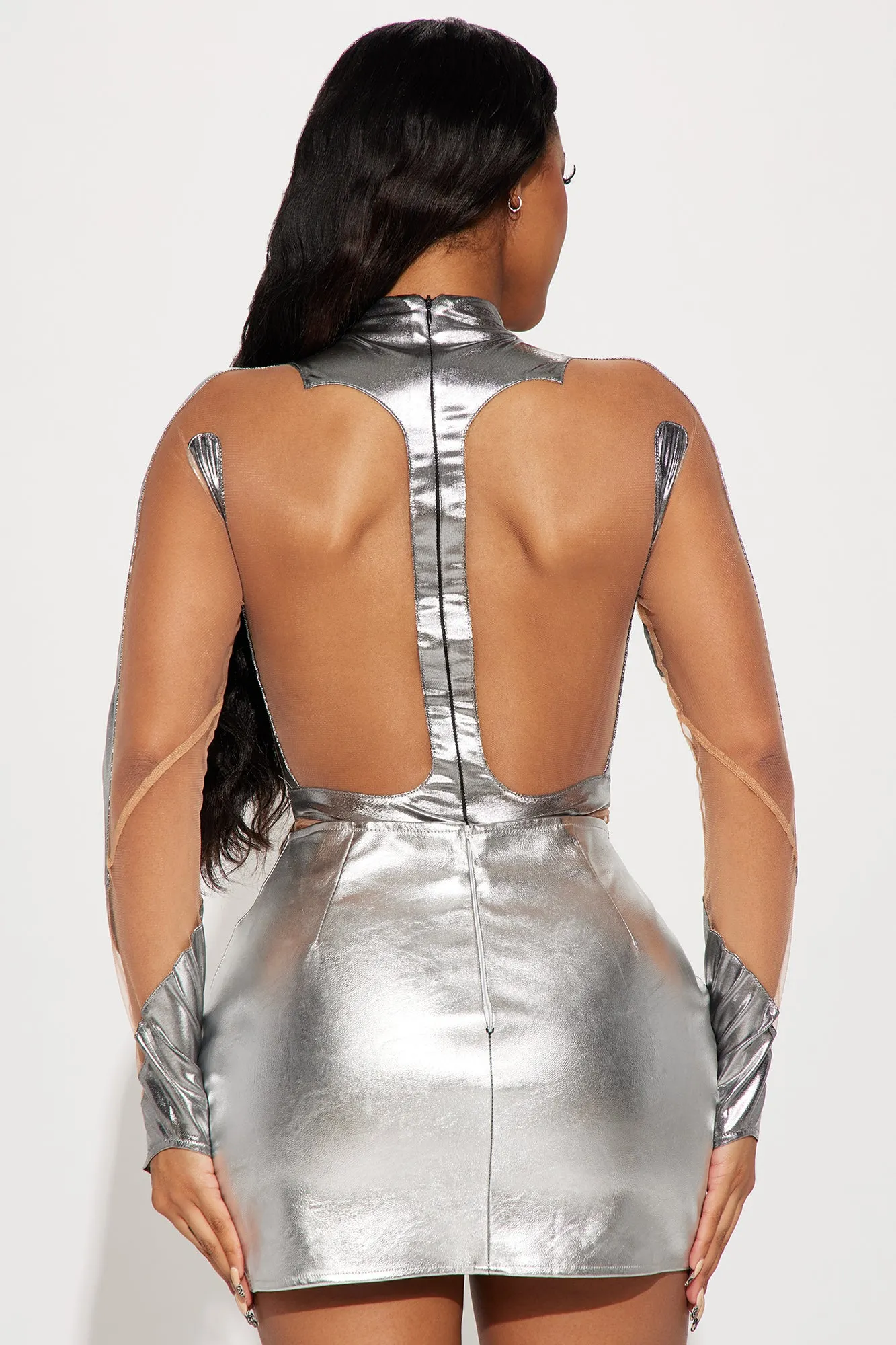 After Dawn Bodysuit - Silver