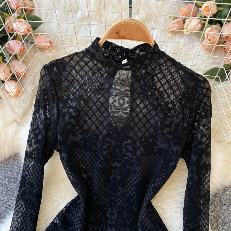 Aiertu Women Sexy Backless Rompers Fashion Korean Bodycon Jumpsuits New Summer Chic Streetwear Flocking Slim Bodysuit