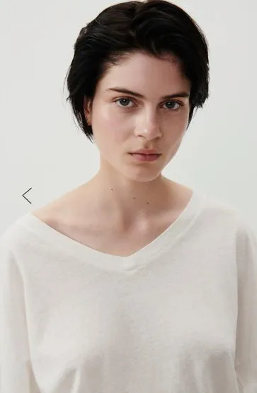 Aksun Long Sleeve Tee - Blanc