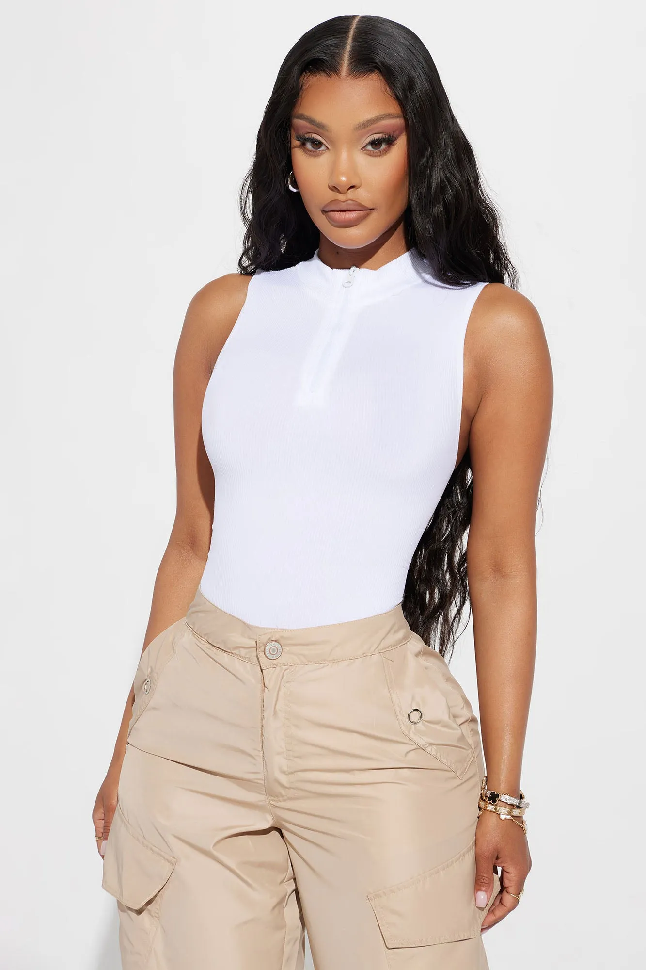 Alex Seamless Bodysuit - White