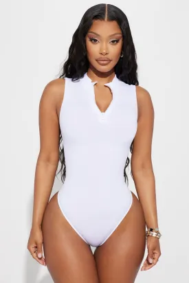 Alex Seamless Bodysuit - White