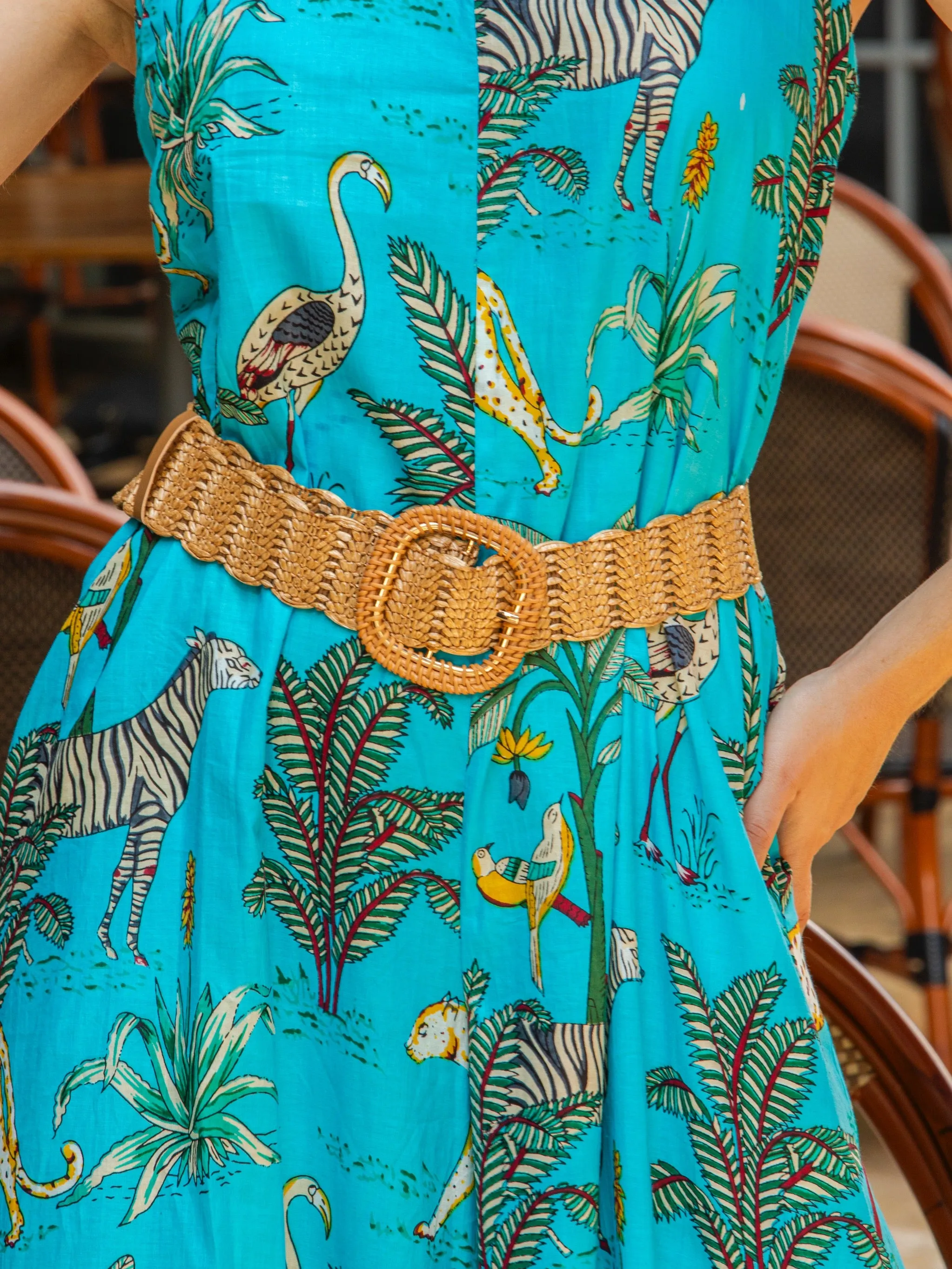 Angel Jumpsuit | Zoo Sapphire Sea