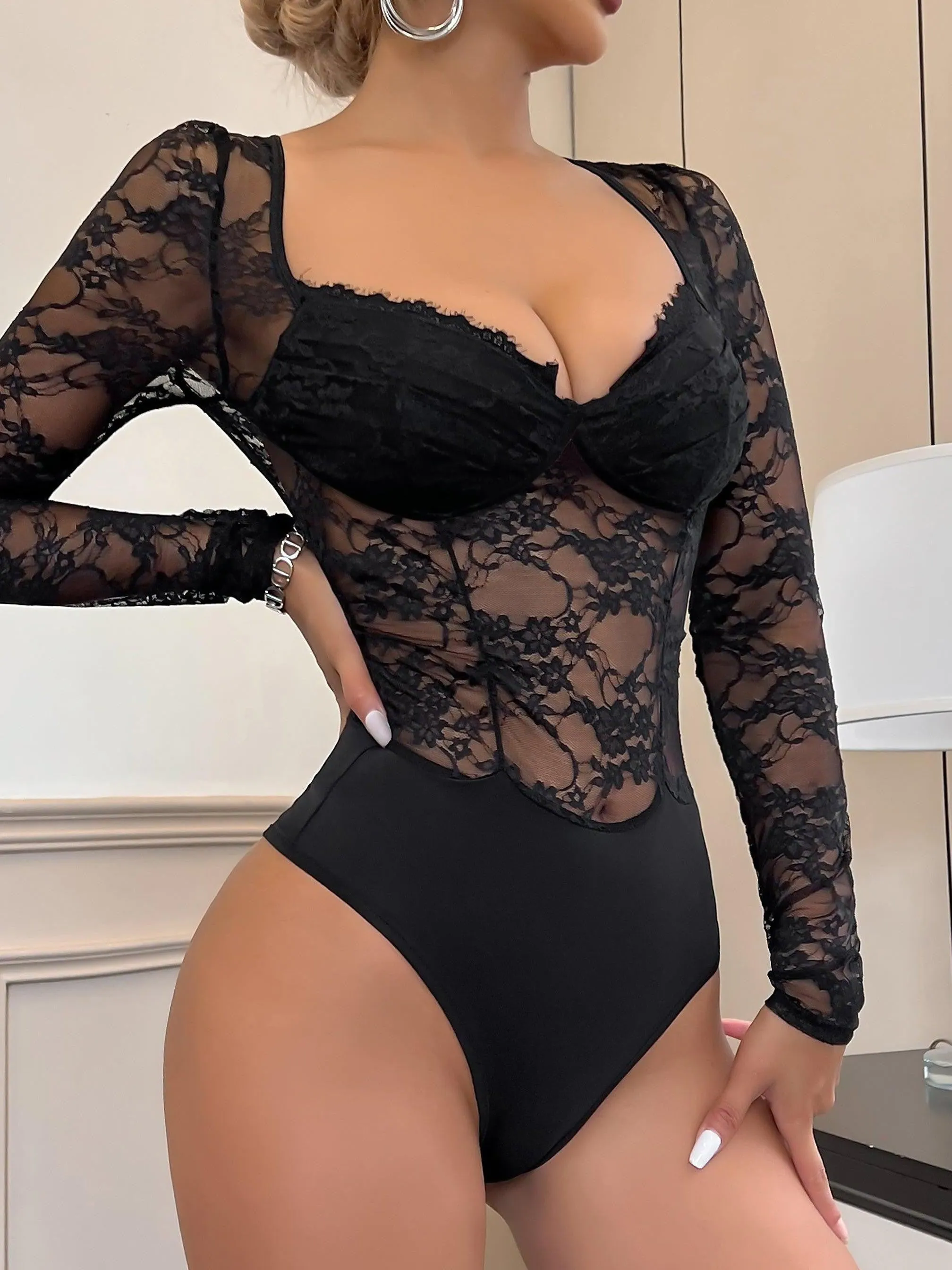 Angie Bodysuit - Black