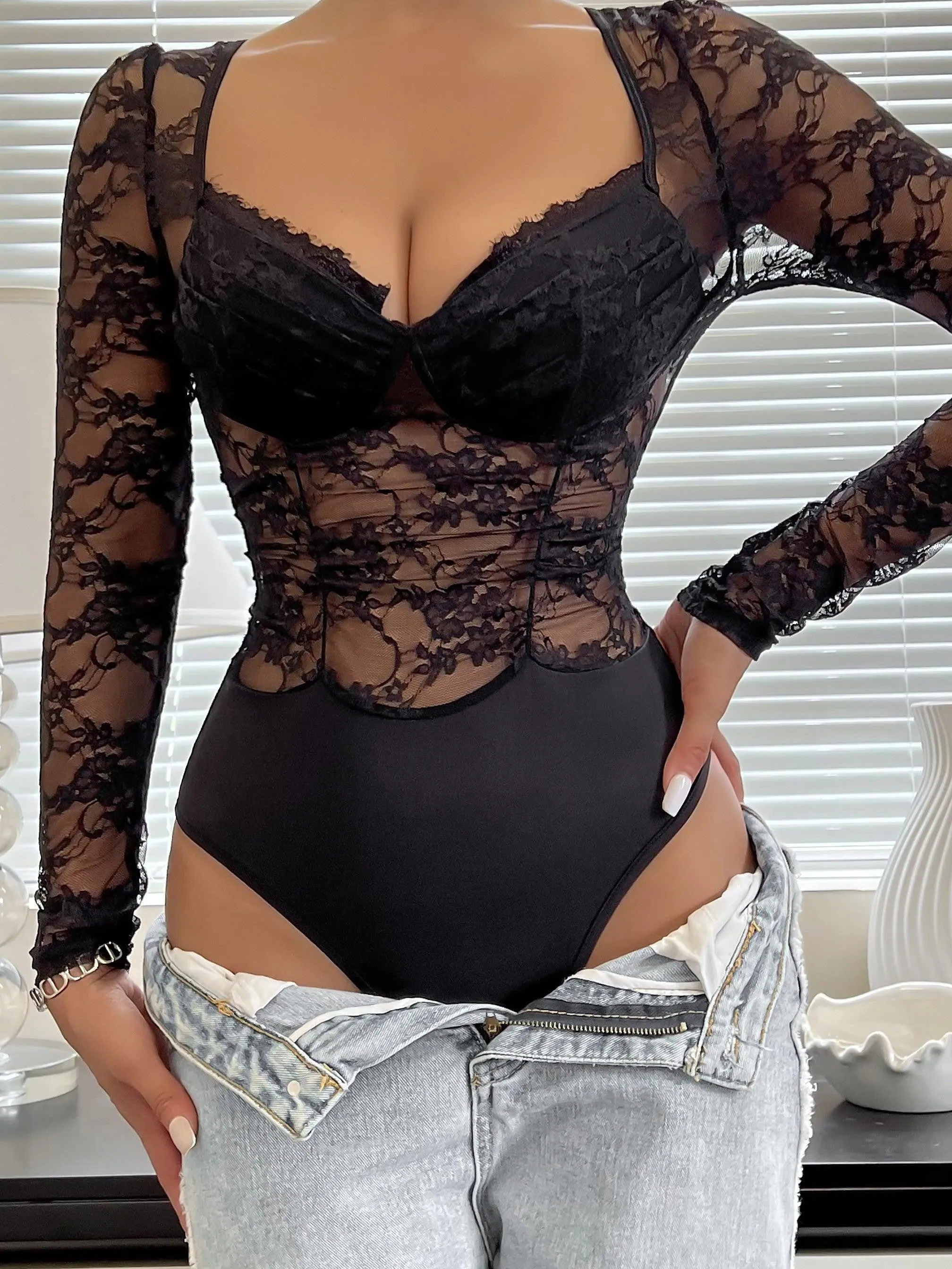 Angie Bodysuit - Black