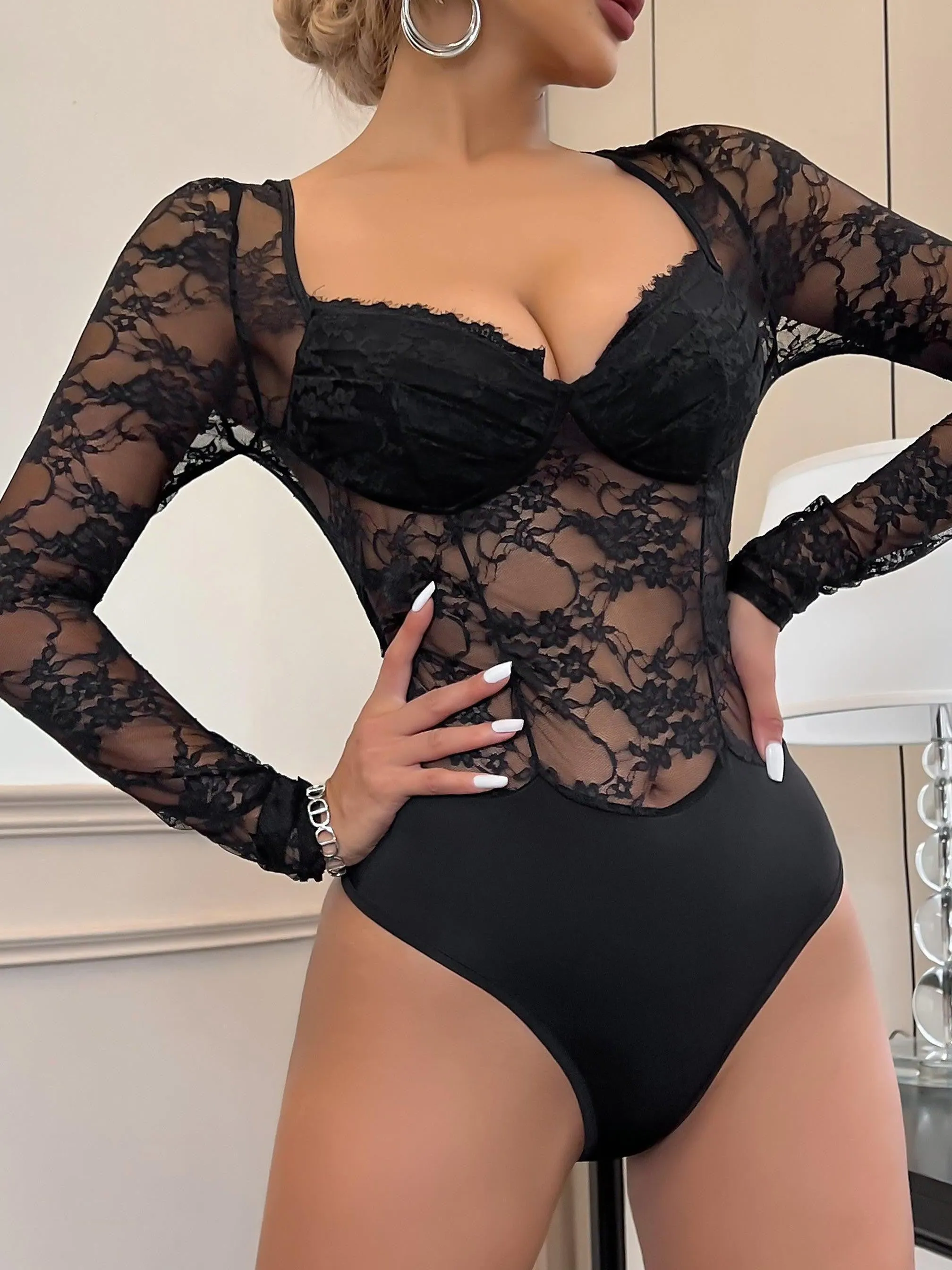 Angie Bodysuit - Black