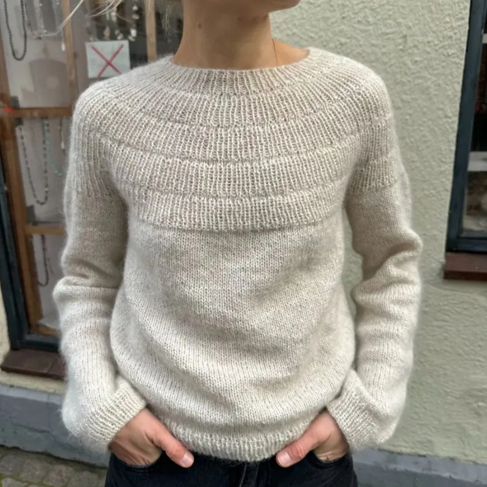 Anker's Sweater Adult Knitting Pattern - PetiteKnit