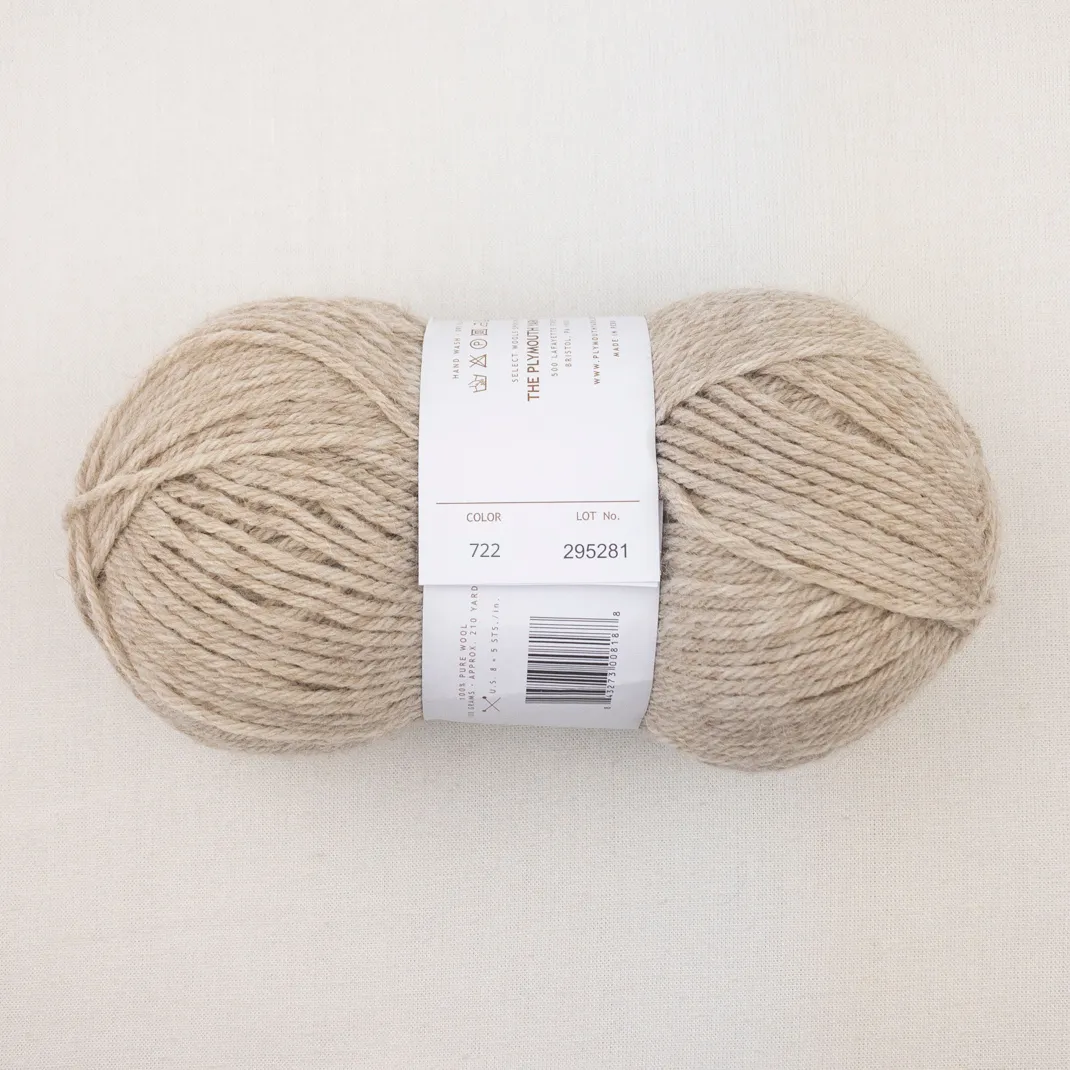 Baby Fisherman's Pullover Knitting Kit | Plymouth Galway & Knitting Pattern