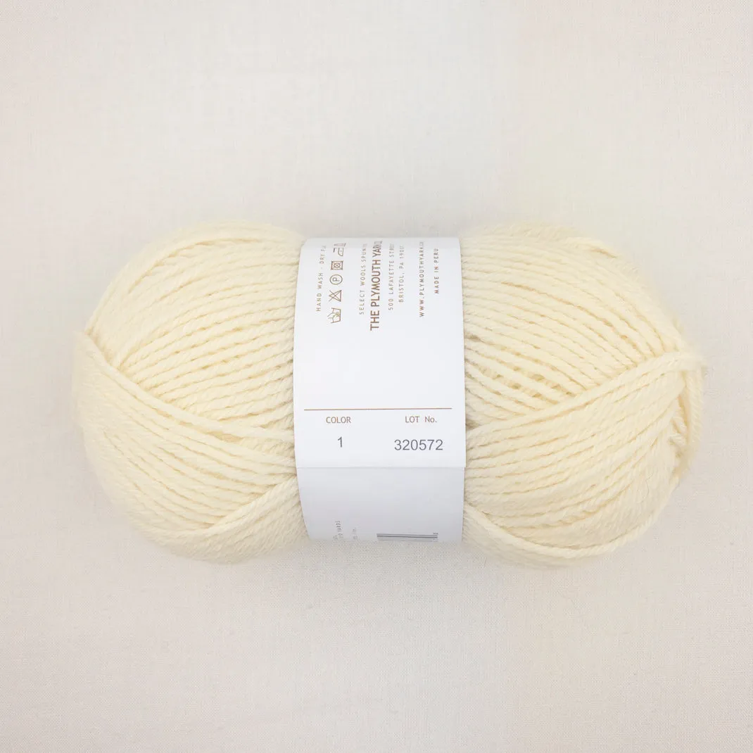 Baby Fisherman's Pullover Knitting Kit | Plymouth Galway & Knitting Pattern
