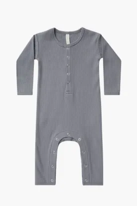 Baby Romper Quincy Mae Jumpsuit Washed Indigo