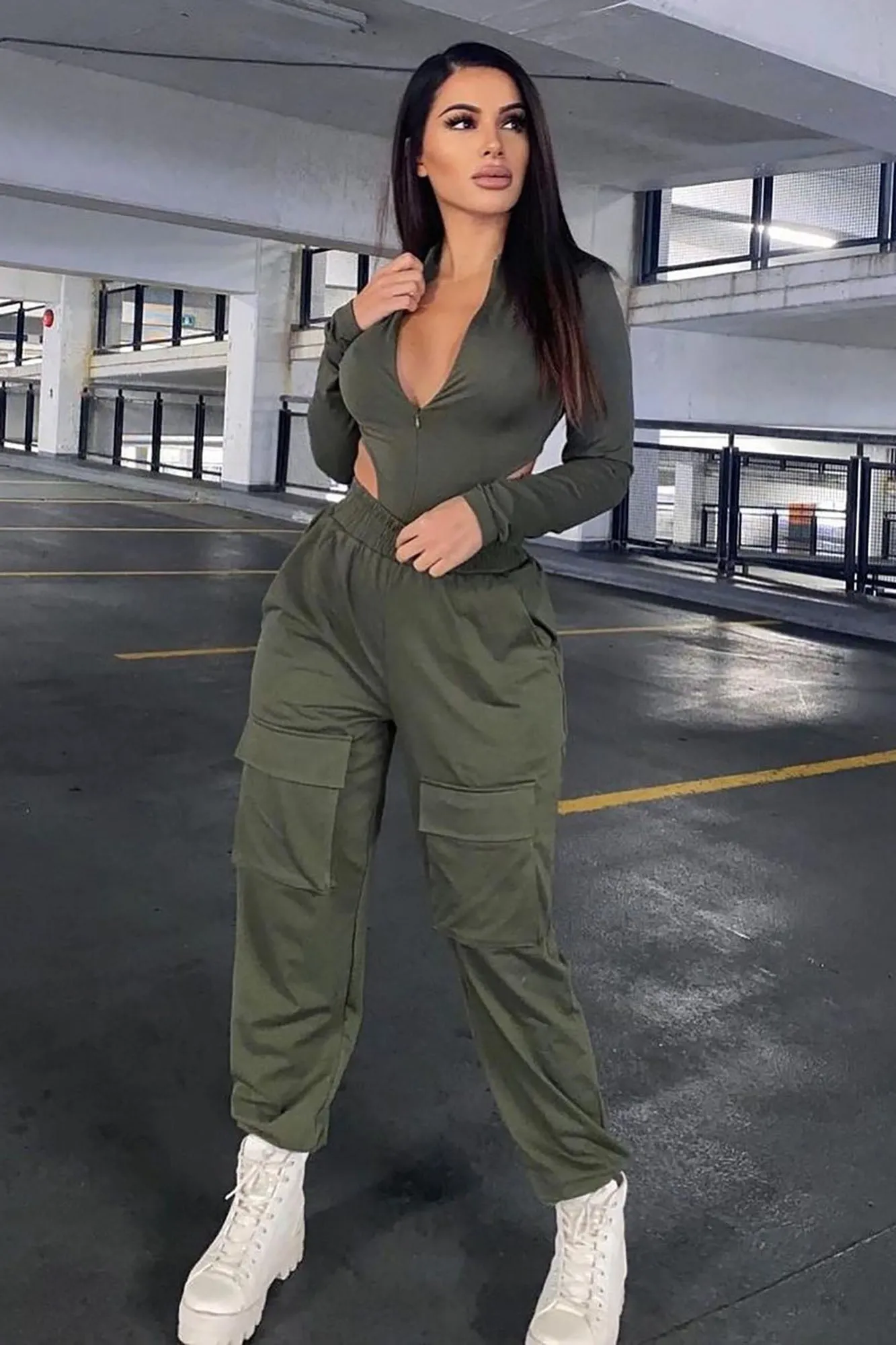 Big Ego Jogger Set - Olive
