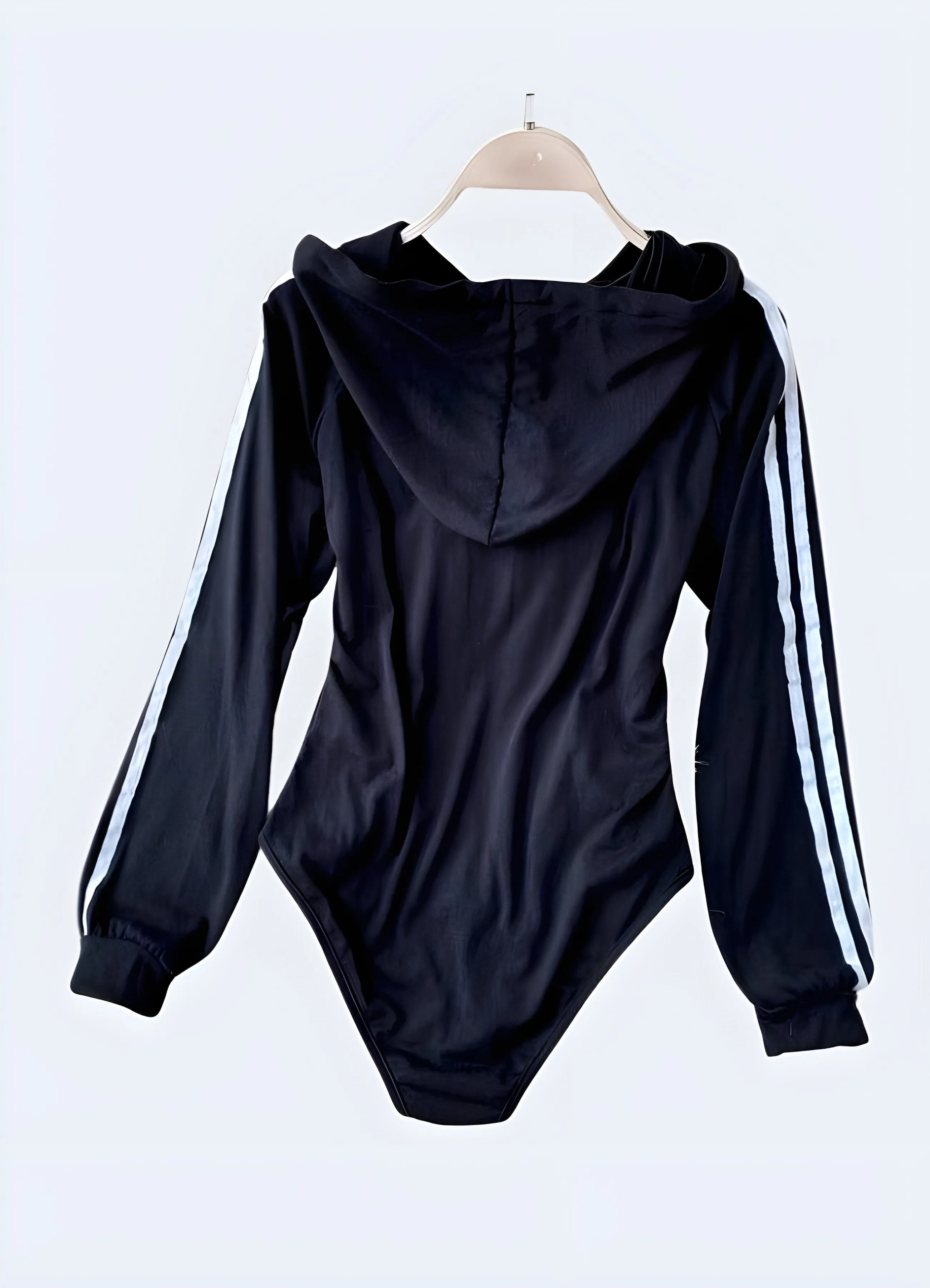 Black Hoodie Bodysuit