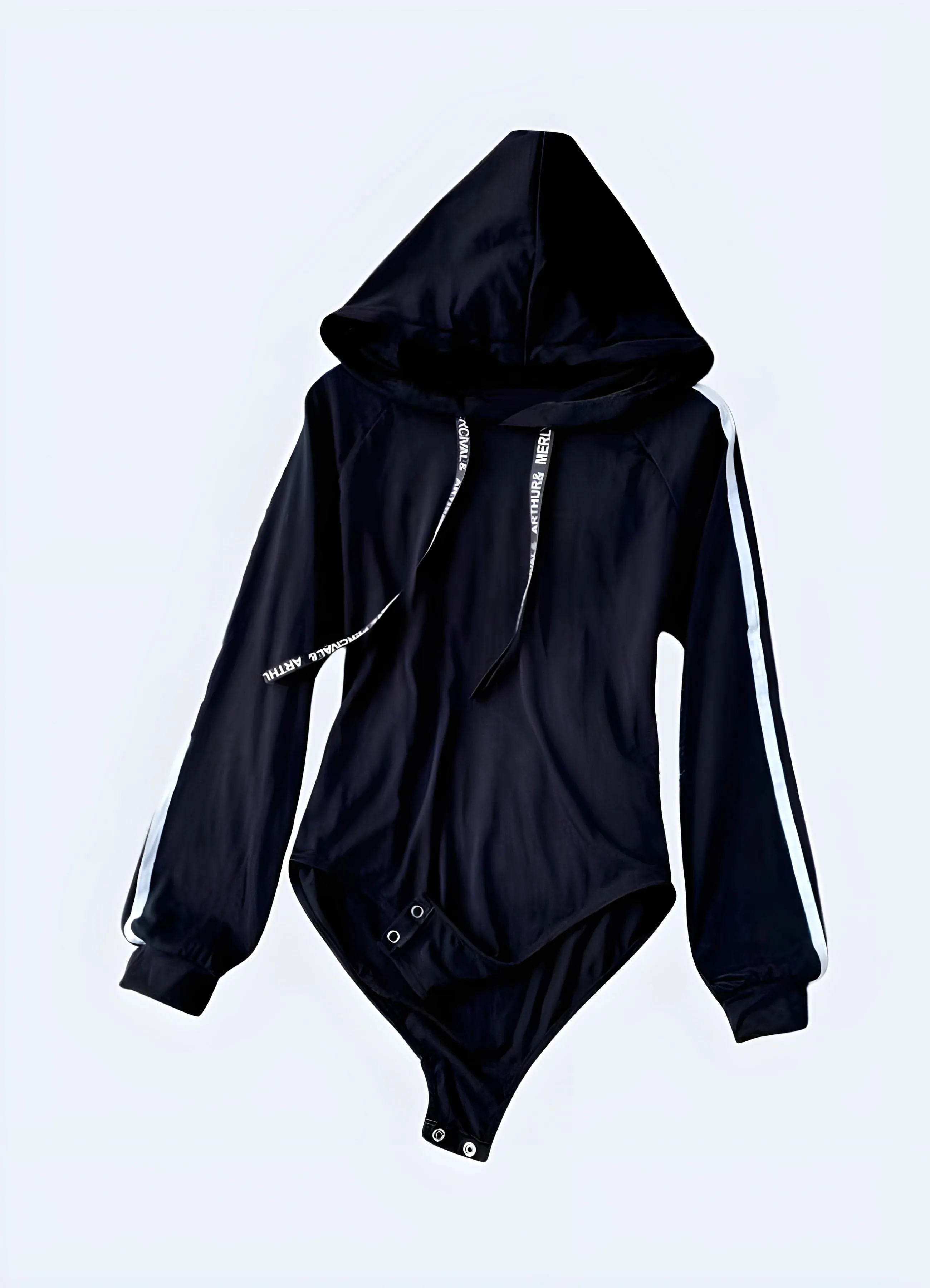 Black Hoodie Bodysuit