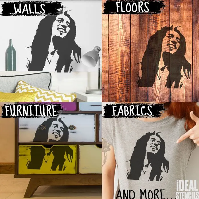 Bob Marley Stencil 1