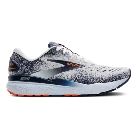 Brooks Ghost 16 - White - Peacoat - Orange