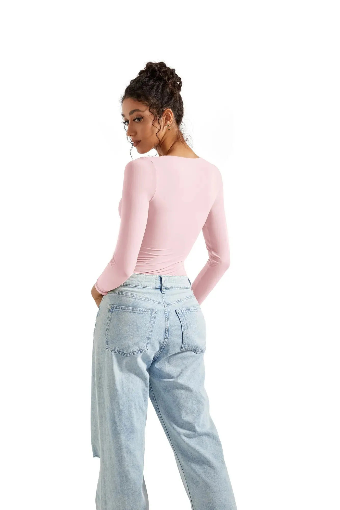 Buttery Soft Scoop Neck Bodysuit - Long Sleeve