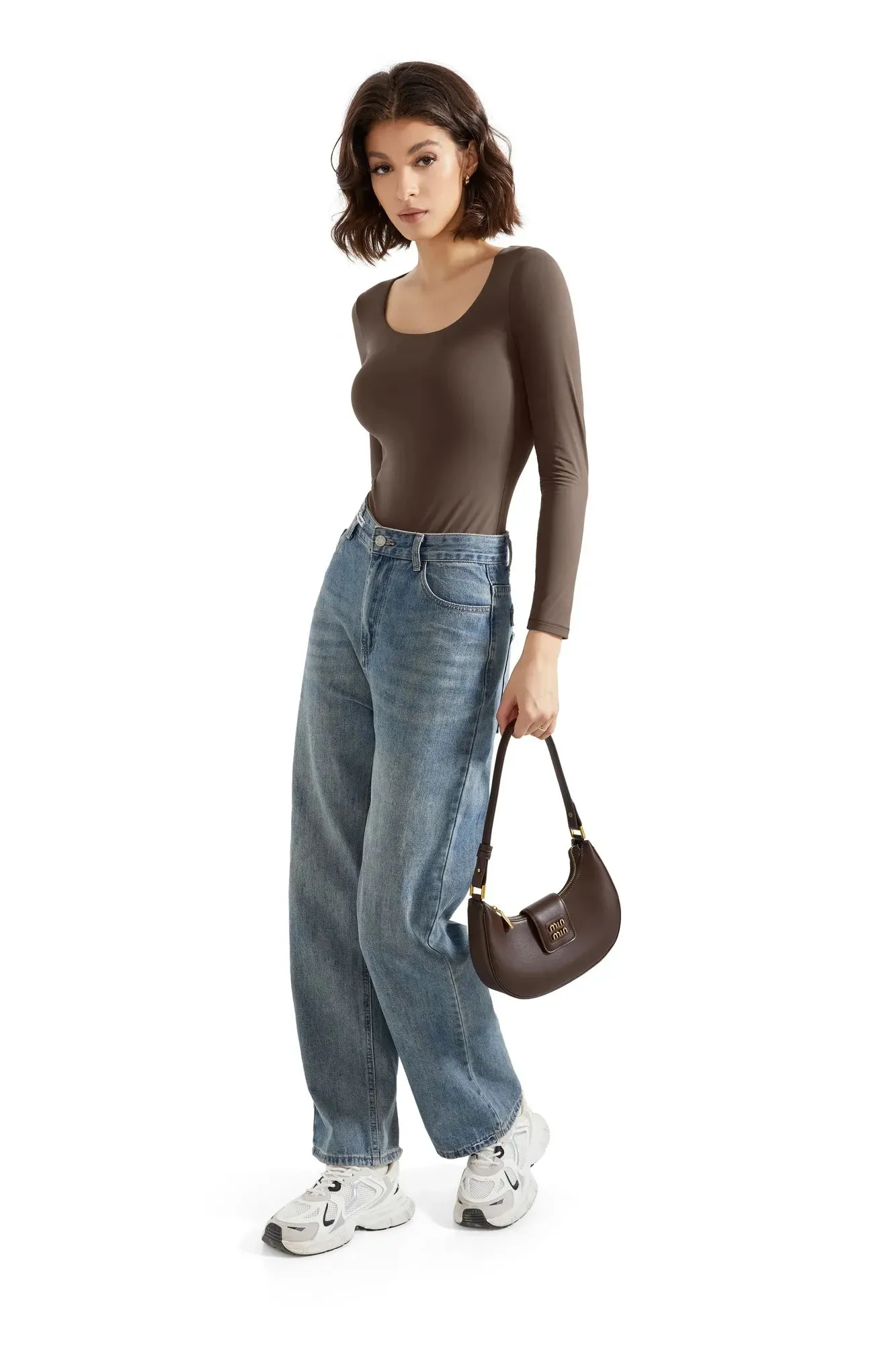 Buttery Soft Scoop Neck Bodysuit - Long Sleeve