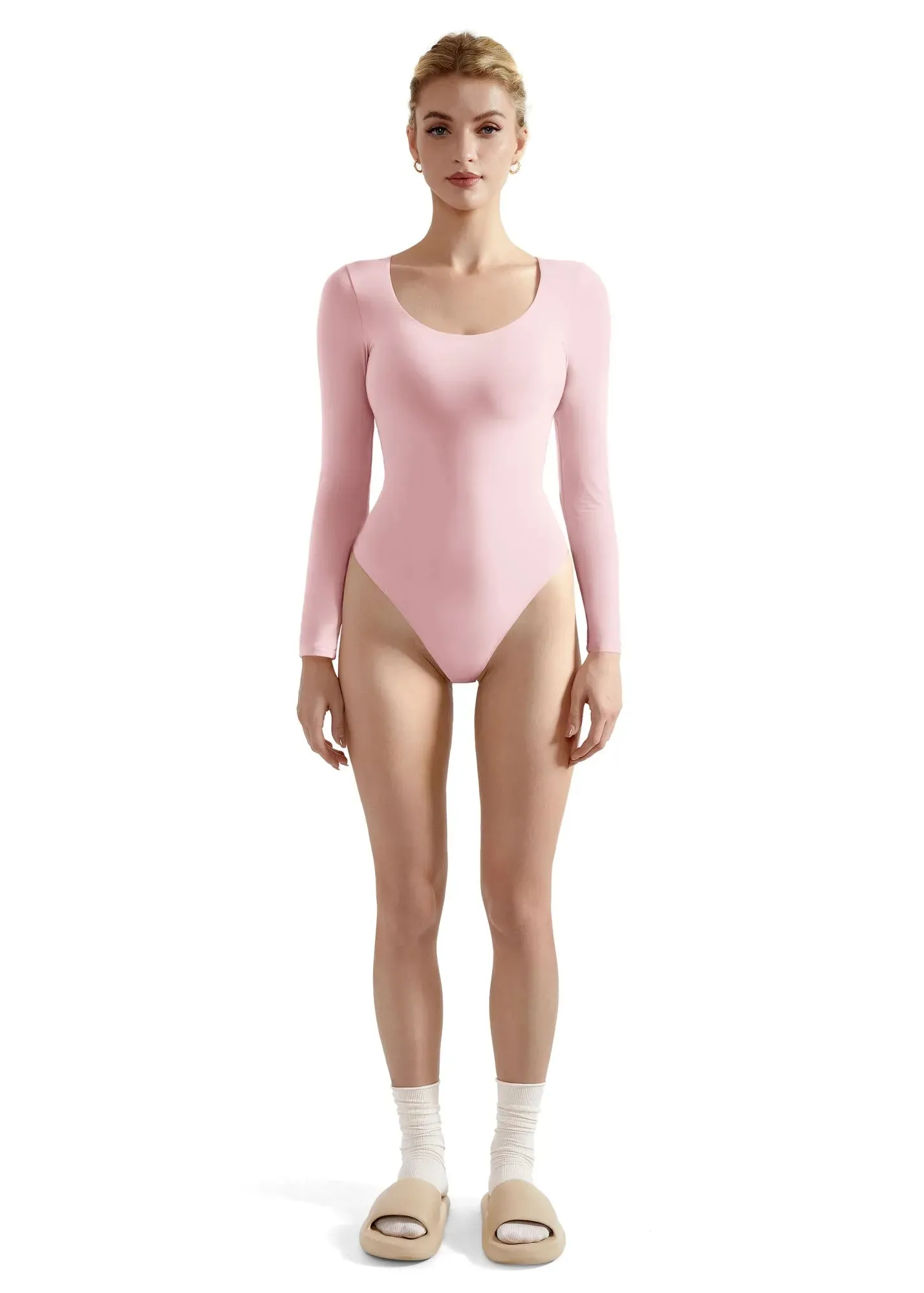 Buttery Soft Scoop Neck Bodysuit - Long Sleeve