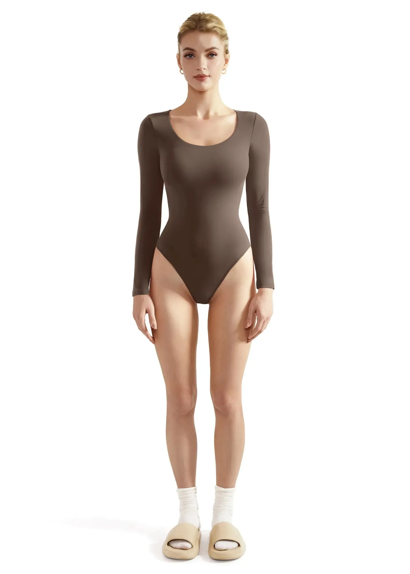 Buttery Soft Scoop Neck Bodysuit - Long Sleeve