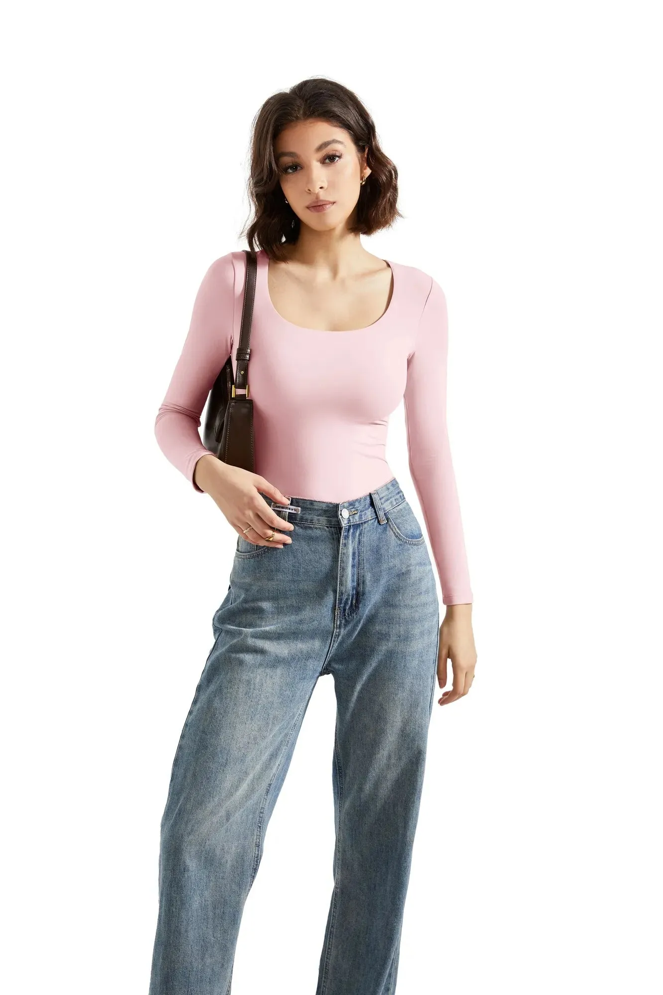 Buttery Soft Scoop Neck Bodysuit - Long Sleeve
