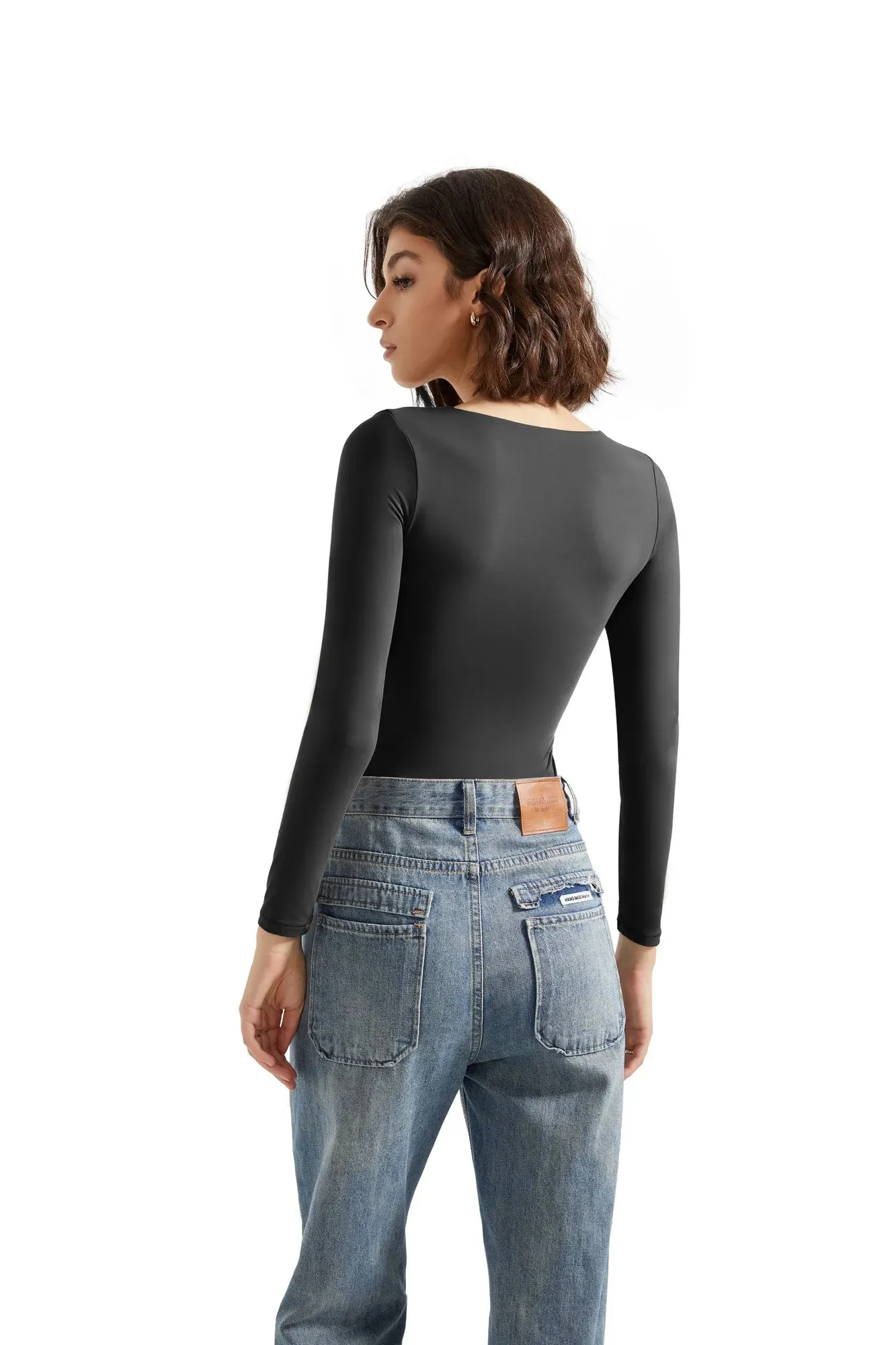 Buttery Soft Scoop Neck Bodysuit - Long Sleeve