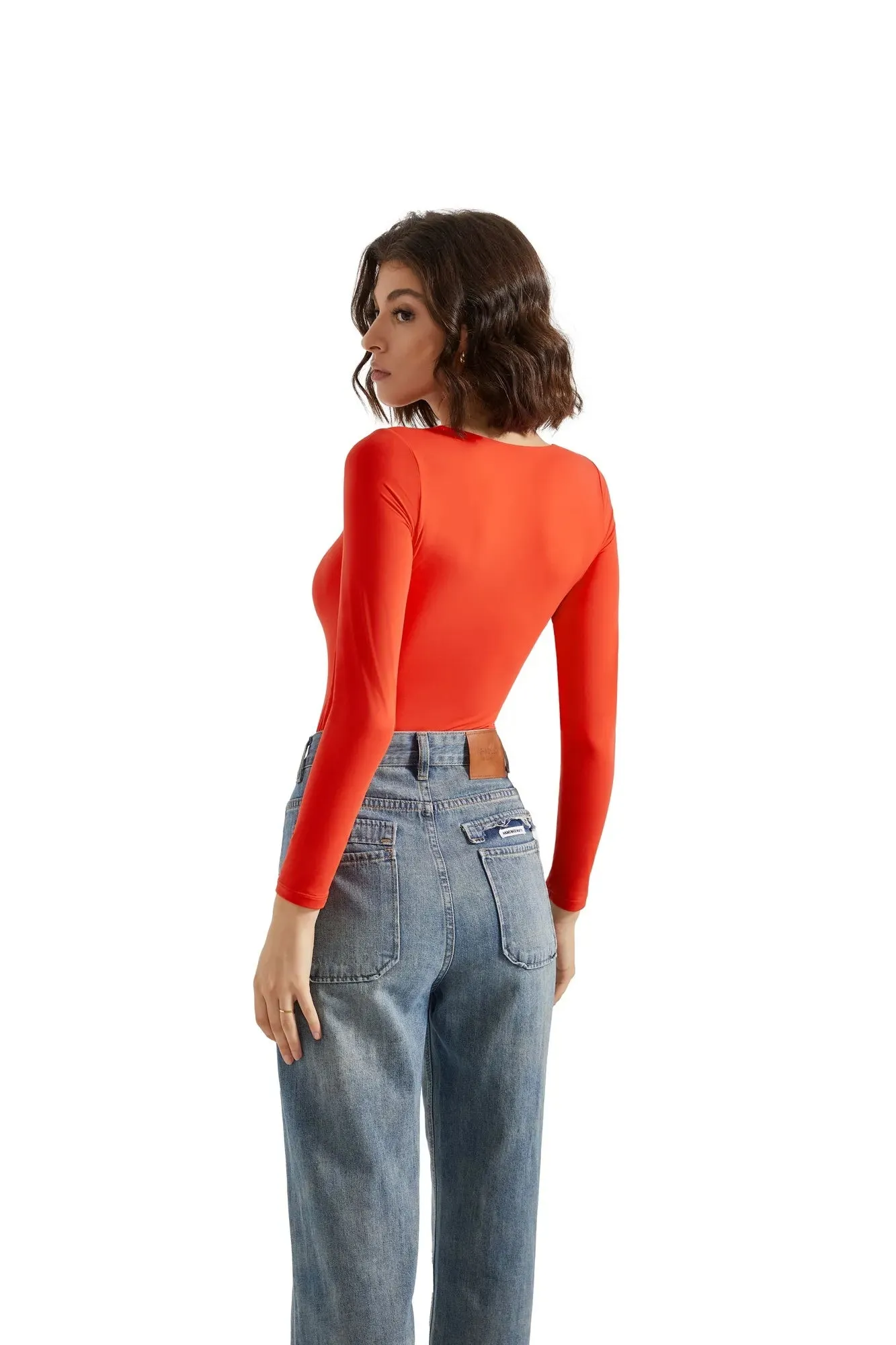 Buttery Soft Scoop Neck Bodysuit - Long Sleeve