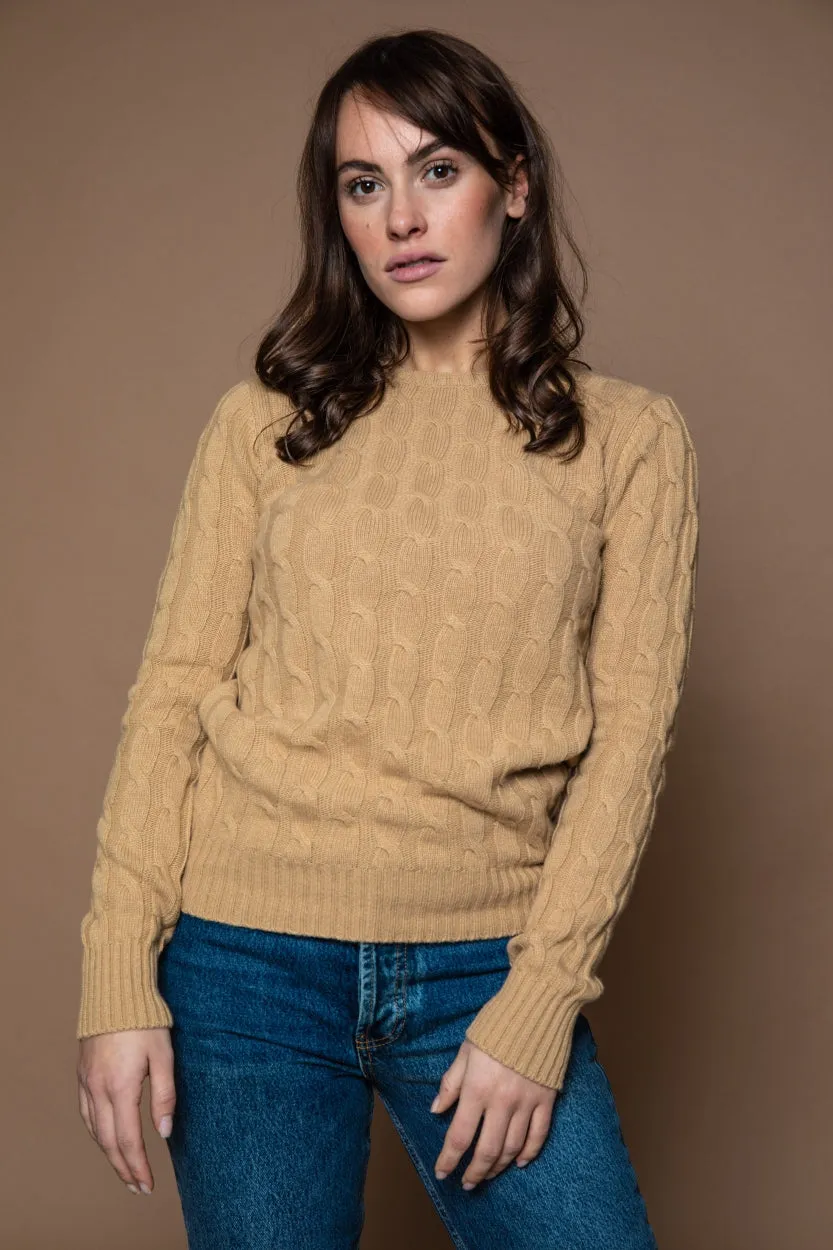 Cable Roundneck | camel