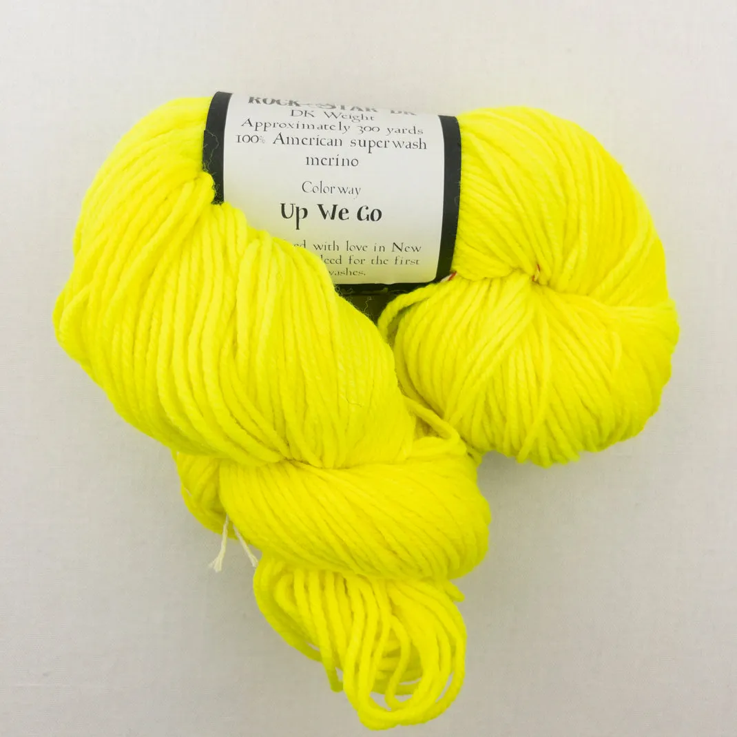 Cadenza Cross-Over Baby Sweater (Rockstar version) Knitting Kit | Molly Girl Rockstar DK