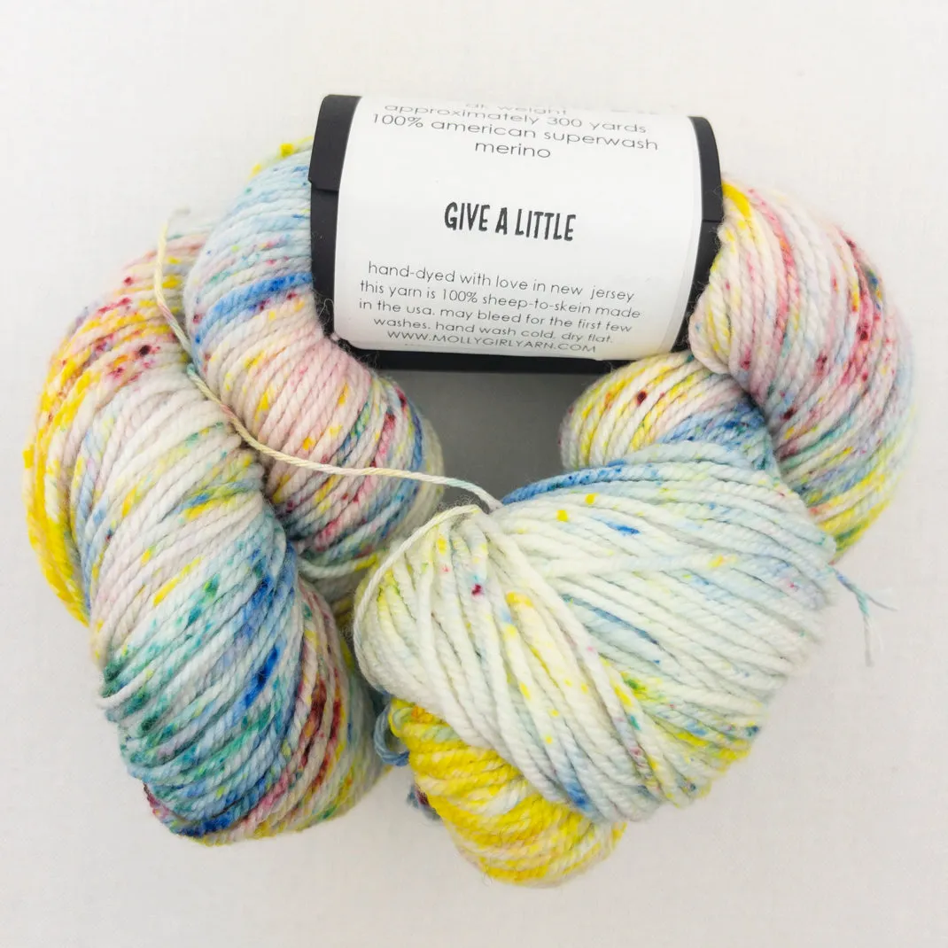 Cadenza Cross-Over Baby Sweater (Rockstar version) Knitting Kit | Molly Girl Rockstar DK
