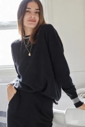 Cashmere Crewneck Sweater | Black