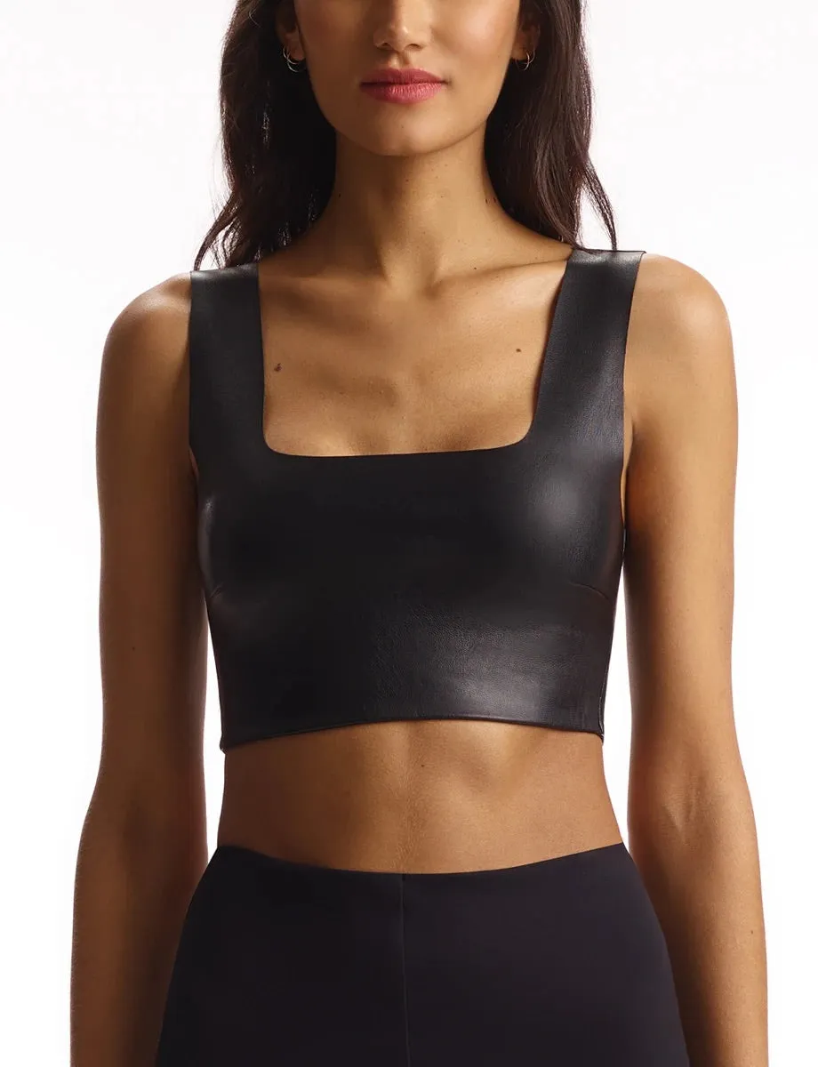 Commando Faux Leather Crop Top