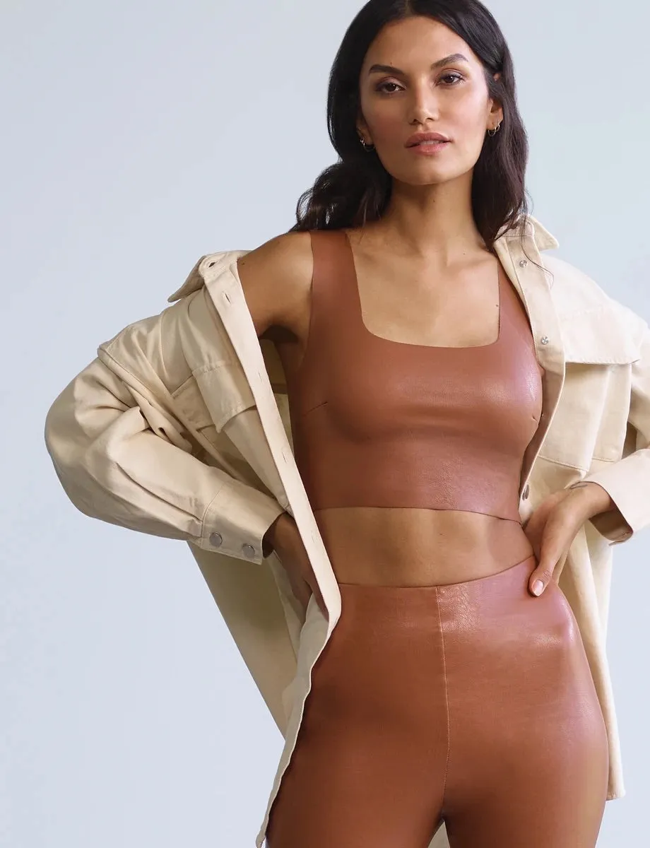Commando Faux Leather Crop Top