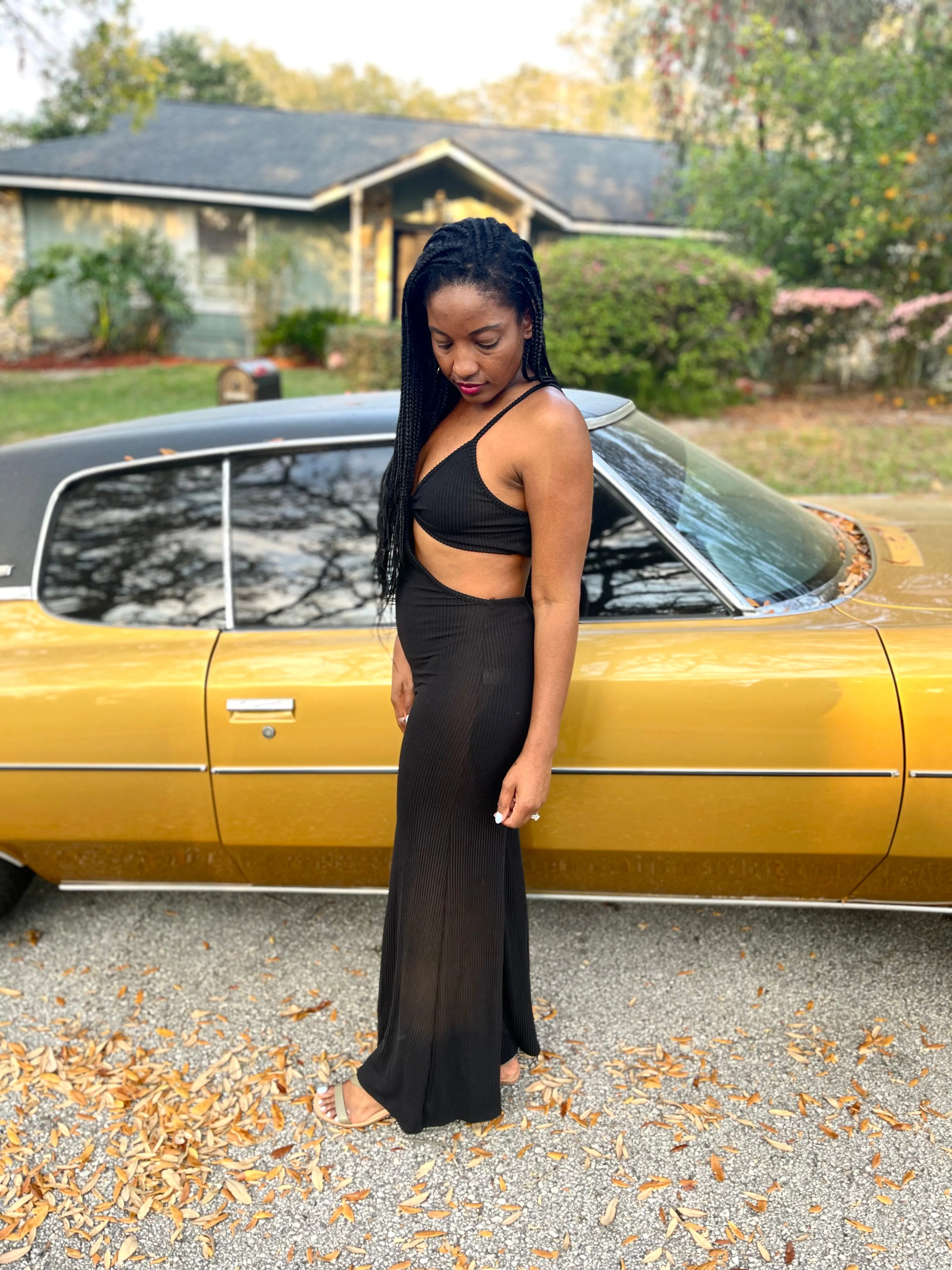 Cool Girl Black Wide Leg Jumpsuit
