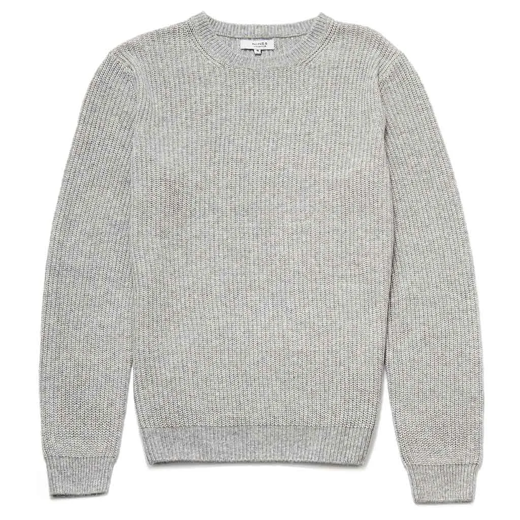 Cyril Crew Neck Jumper In Grey