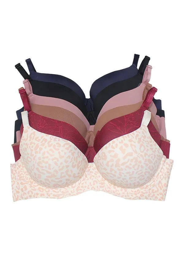 D Cup Push Up Bra with Underwire