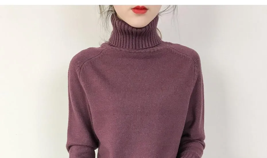 Darling Cashmere Turtleneck Sweater