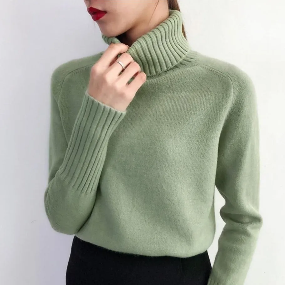Darling Cashmere Turtleneck Sweater