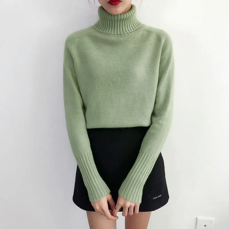 Darling Cashmere Turtleneck Sweater