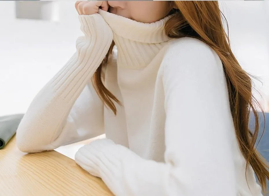 Darling Cashmere Turtleneck Sweater