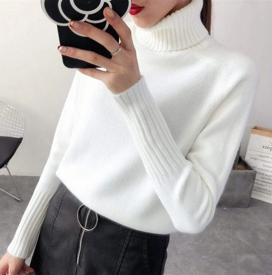 Darling Cashmere Turtleneck Sweater