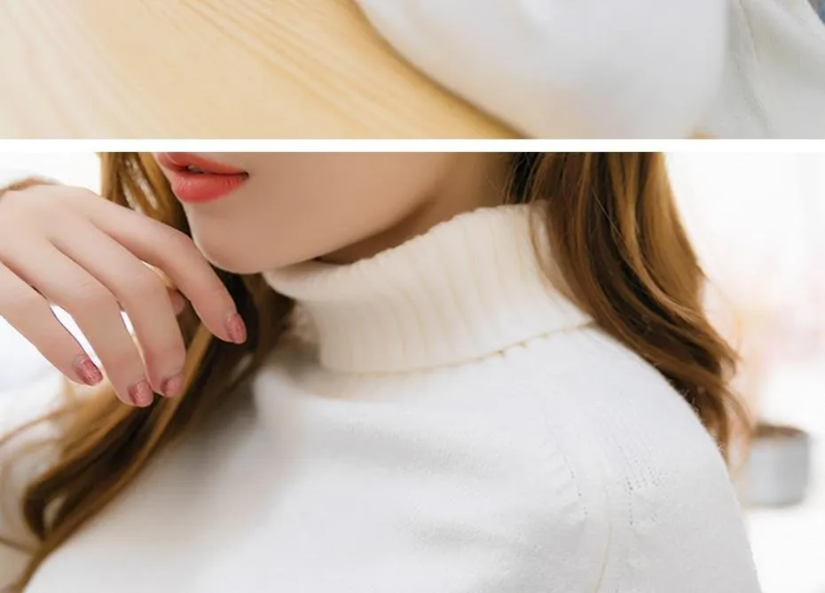 Darling Cashmere Turtleneck Sweater