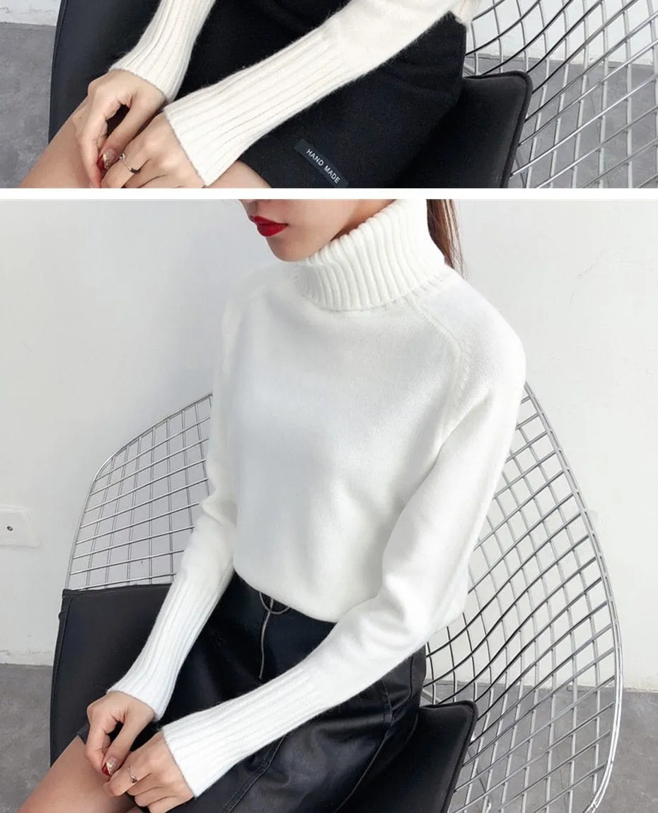 Darling Cashmere Turtleneck Sweater