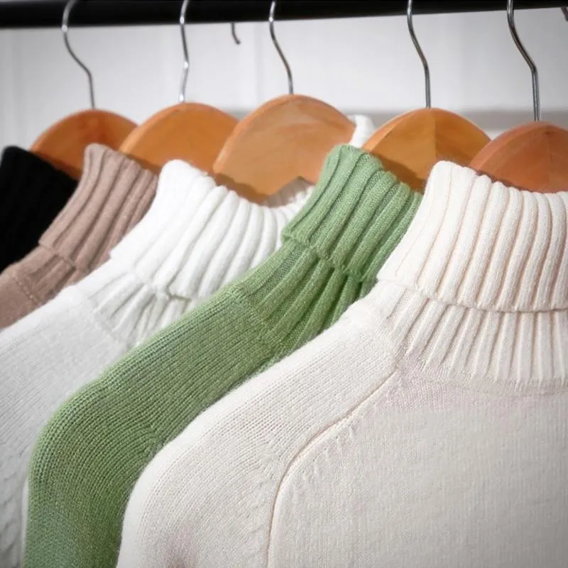 Darling Cashmere Turtleneck Sweater