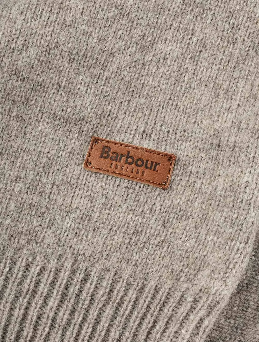 Essential Patch half Zip-Stone