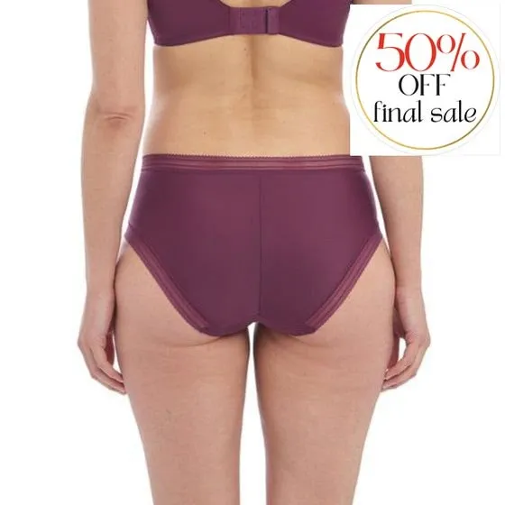 Fantasie Fusion Brief in Black Cherry FL3095