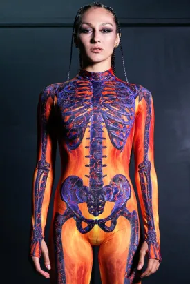 Fire Skeleton Costume
