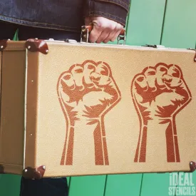 Fist Revolution Stencil